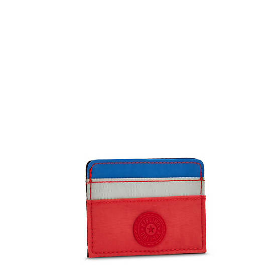 Kipling Cardy Card Holder Tassen Blauw Rood | België 1162YX